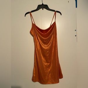 Cowl neck dress